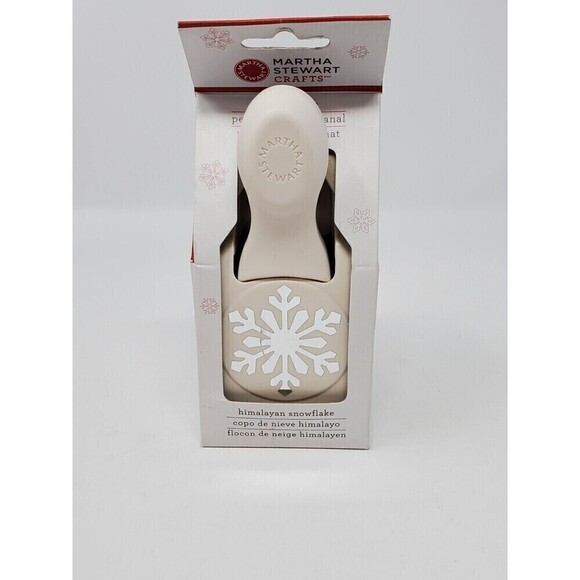 NIB MARTHA STEWART CRAFTS HIMALAYAN SNOWFLAKE CRAFT PUNCH LARGE EK SUCCESS - Picture 1 of 10